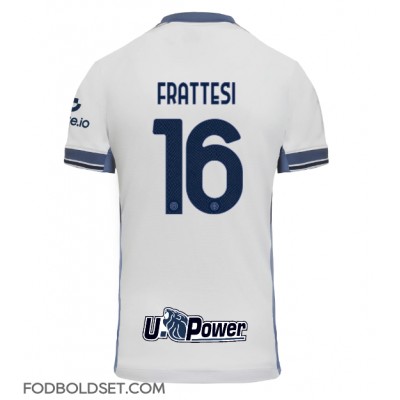 Inter Milan Davide Frattesi #16 Udebanetrøje 2024-25 Kortærmet Inter Milan Davide Frattesi #16 Udebanetrøje 2024-25 Kortærmet